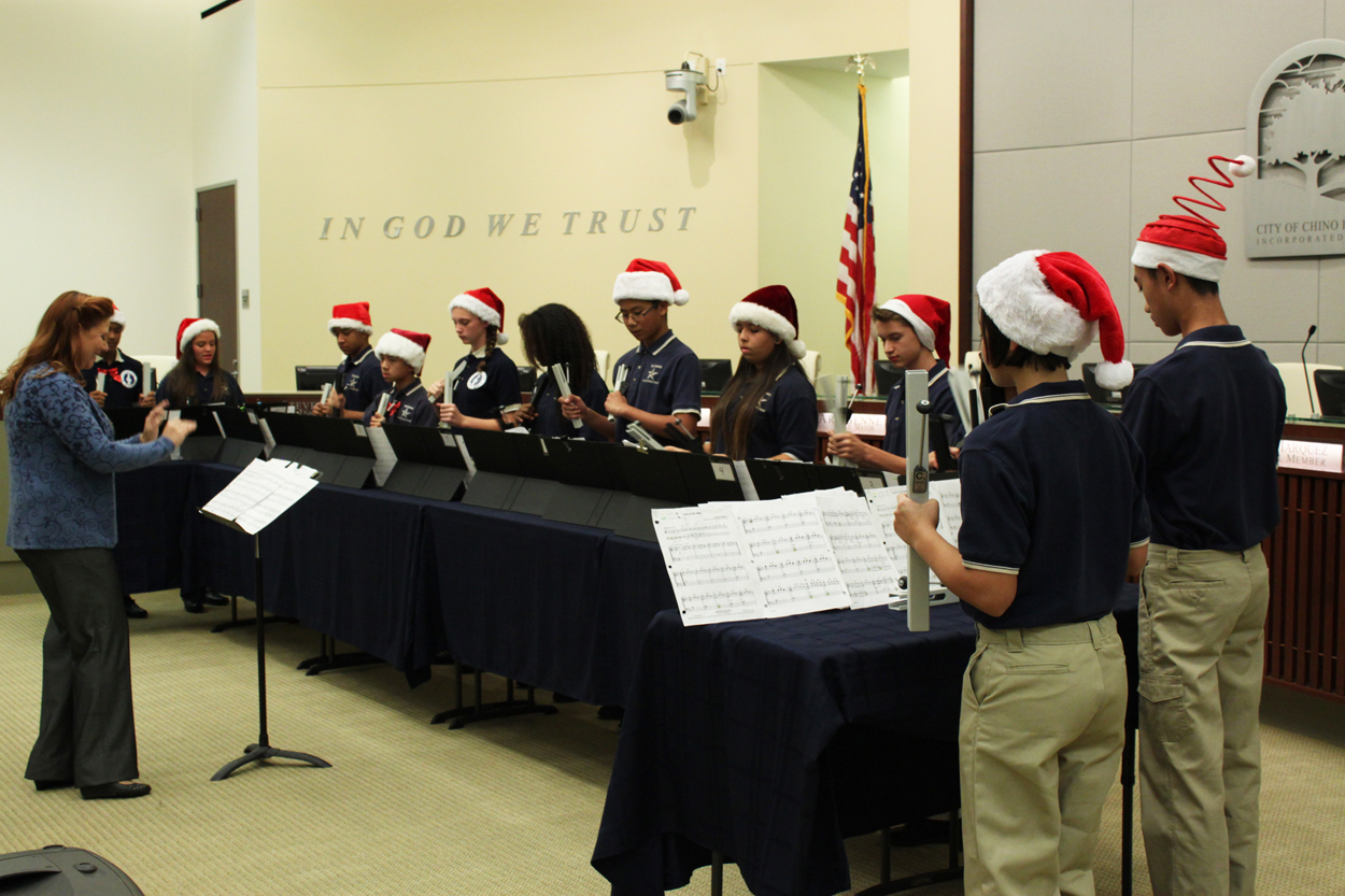 Townsend Junior High School Choir Chime Ensemble